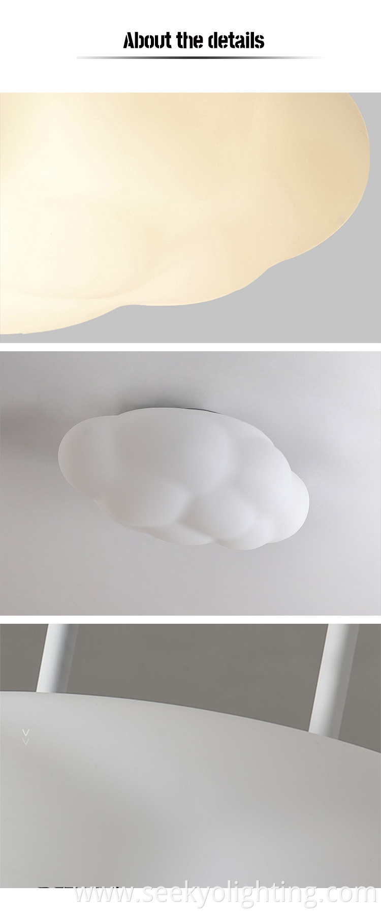 The cloud design adds a playful and whimsical touch to your home decor, making it a great addition to a child's bedroom or a quirky living room.